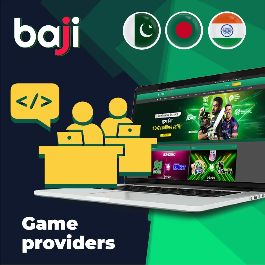 Game providers that players can find at Baji Live
